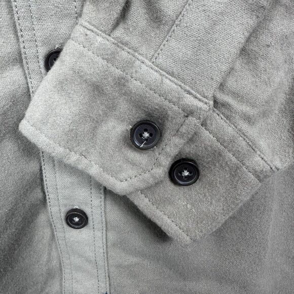 Ridgecut Toughwear Chamois Button Front Shirt Long Sleeve Mens Size XL Tan Khaki - Picture 6 of 7